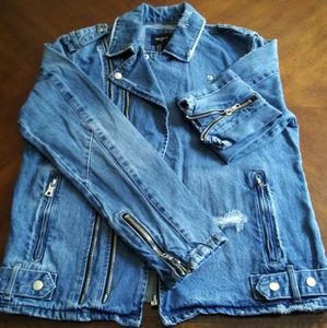 Moto Denim Jacket